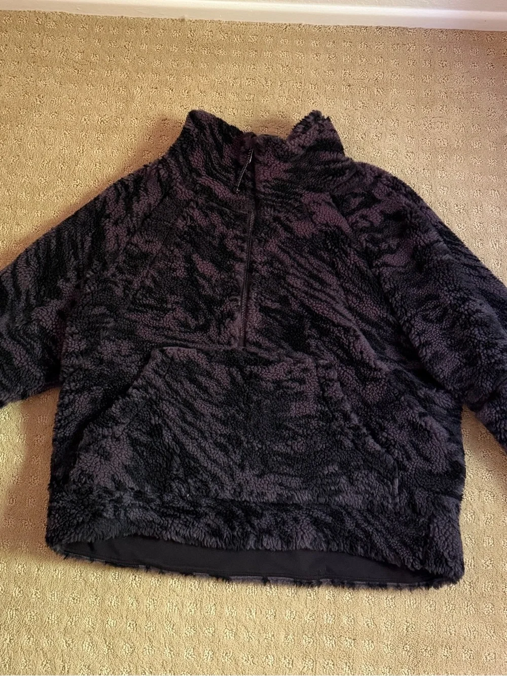 Lululemon Scuba Oversized Fleece Funnel Neck Sweater - Dark Carbon